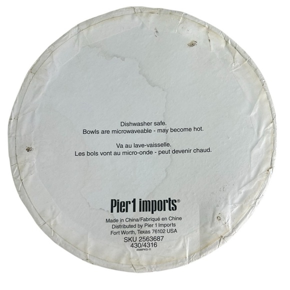 Pier 1 Imports White Stackable Fondue Set NIB - Picture 6 of 14